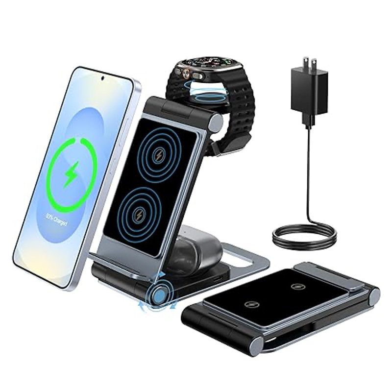 3-in-1 Foldable Wireless Charging Station